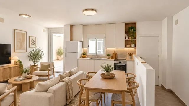 CASA EN PLANTA BAJA CON TERRAZA EN LA ZONA DE OLIVERAL RIBA- - foto 2