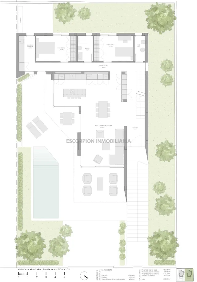 Promoción de obra nueva de dos viviendas unifamiliares en Torre en Conill con vistas al golf — 10