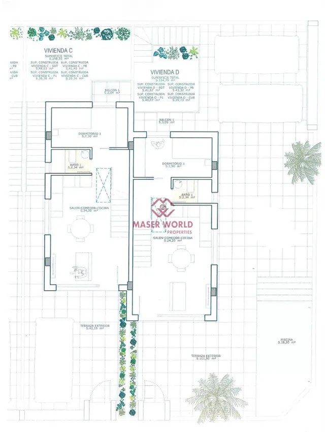 CHALET DE OBRA NUEVA EN URBANIZACIÓ MAR DE PLATA — 13
