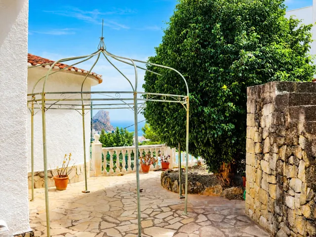 Villa Mediterránea en Calpe con vistas al mar, Peñón de Ifach y apartamento independiente — 22