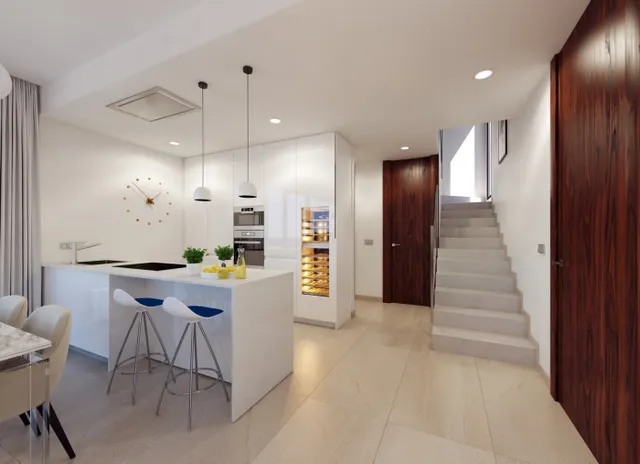 VILLAS DE OBRA NUEVA MODERNAS CON VISTAS AL MAR EN SIERRA CORTINA — 9