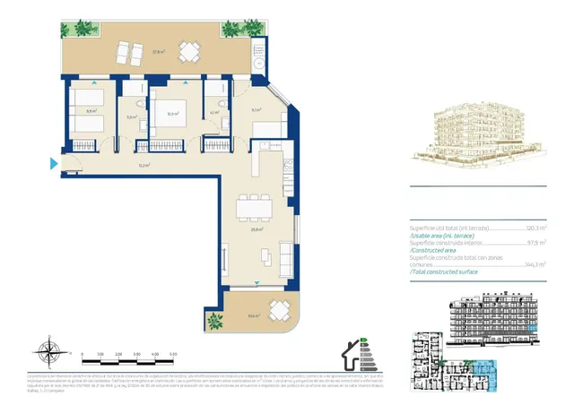 Apartamento 2 habitaciones 96m² en venta - Centro — 26