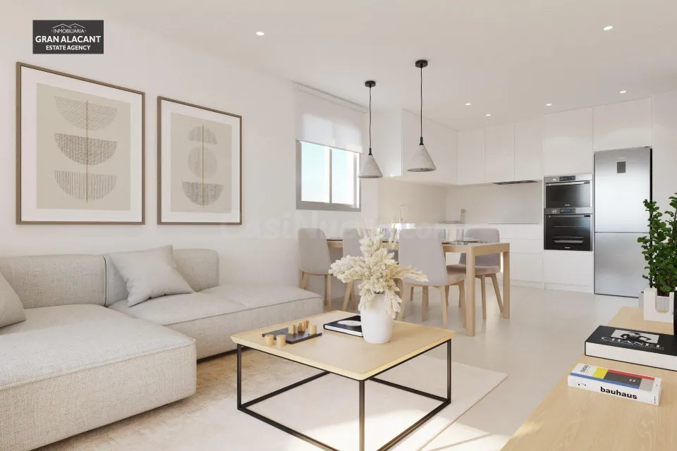 Piso de obra nueva en un moderno residencia