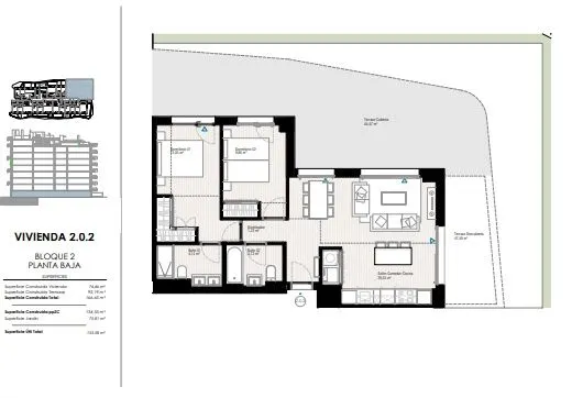 Planta baja 2 habitaciones 118m² en venta - Playas Del Torres — 20