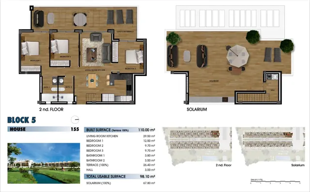 Ático 3 habitaciones 110m² en venta - Serena Golf — 19