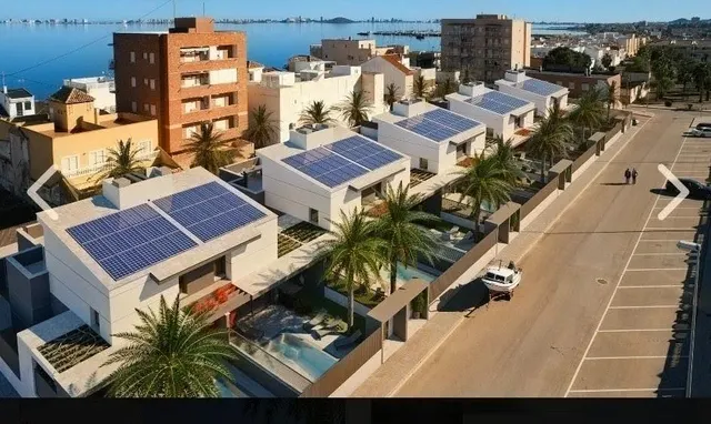 Villa Moderna con Piscina y Vistas Abiertas en Los Nietos, Cartagena — 19