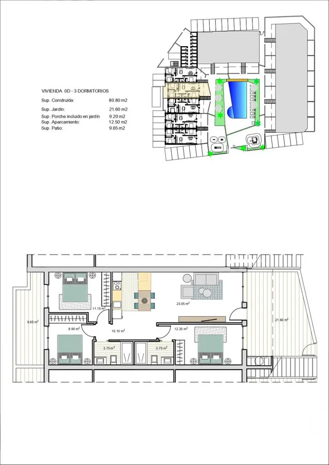 Bungalow Planta Baja 3 habitaciones 80m² en venta - Roldan — 27