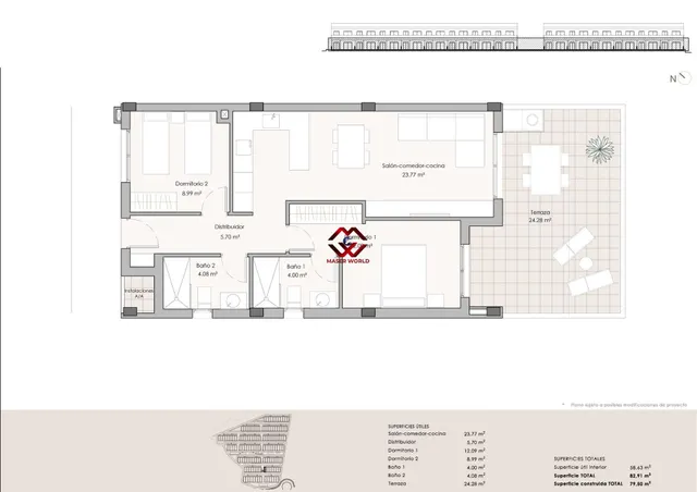 Apartamentos de nueva construcción cerca del campo de golf Aguilon en Pulpí-San Juan de los Terreros, Almería — 15