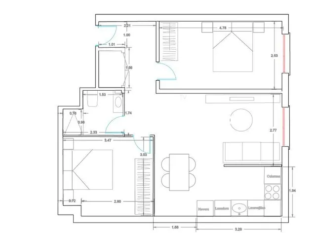 Alquiler de vivienda reformada de dos dormitorios en chamartín — 13