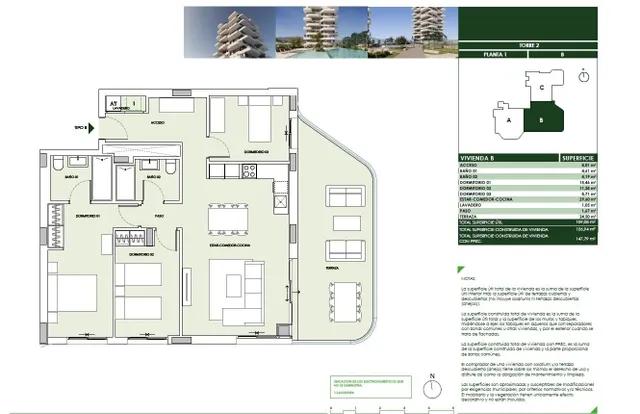 Apartamento de nueva construcción con 3 dormitorios a la venta a solo 450 m de la playa en Calpe — 12