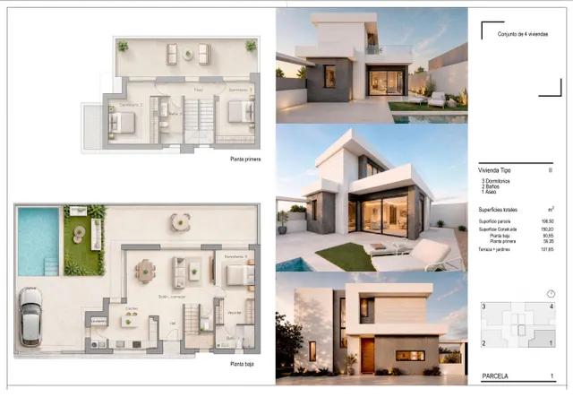 Villa 3 habitaciones 150m² en venta - Zona Pueblo — 14