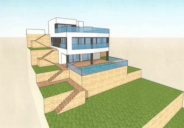 Vivienda de lujo de 3 plantas con maravillosas vistas panorámicas al mar. — 9