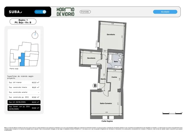 Horno de vidrio, espino 1 b — 41