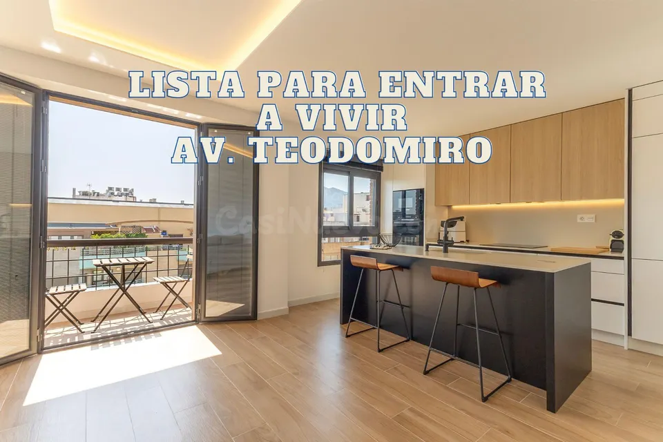 ✨ Piso recién reformado listo para entrar a vivir en AV. TEODOMIRO, céntrico, 3 habitaciones, 2 baños, muy luminoso 🏙️