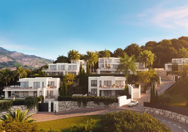 Preciosas villas en Mijas con vistas panorámicas al mar y montaña — 13