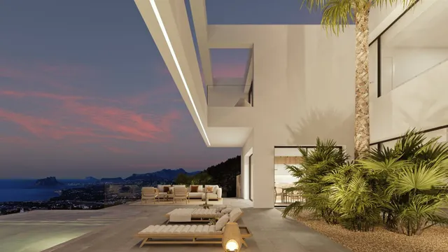 Villa nueva con espectaculares vistas al mar en venta en Benissa, Costa Blanca — 14