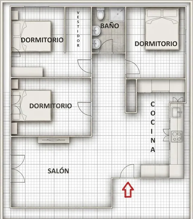 Piso 3 habitaciones 72m² en venta - Portada Alta — 10