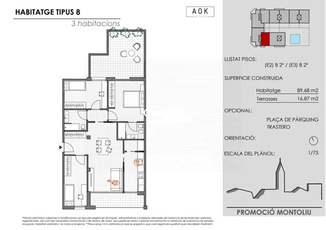 PROMOCIÓN EN MONTOLIU. PRECIOSO PISO EN PLANTA BAJA CON GRAN TERRAZA. — 16