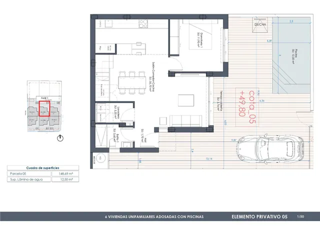 Chalet adosado con piscina privada a la venta  en Benijófar(Alicante) — 17