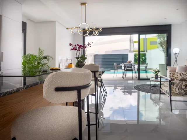 LLAVES EN MANO! VILLA  DE OBRA NUEVA COMPLETAMENTE AMUEBLADA EN SAN PEDRO DEL PINATAR, COSTA CALIDA — 14