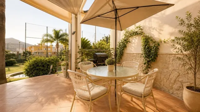 Tríplex junto al campo de golf de La Envía, con terrazas, piscina y garaje privado — 4