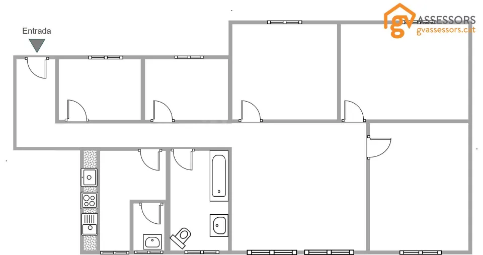 EXCLUSIVO PISO DE 133M2 CON 5 habitaciones