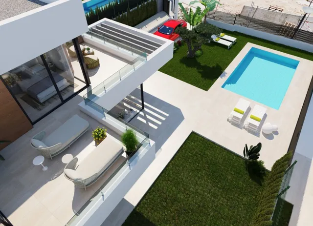 VILLAS DE OBRA NUEVA MODERNAS CON VISTAS AL MAR EN SIERRA CORTINA — 6