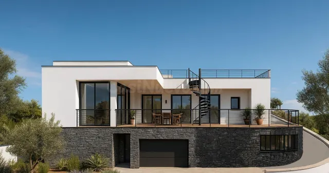 Parcela urbana de 746 m2 con licencia concedida en Alcover