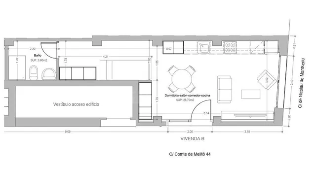 Estudio reformado a estrenar en València - foto 4