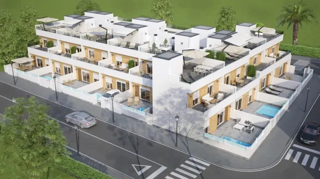 ADOSADOS DE OBRA NUEVA EN AVILESES - foto 2