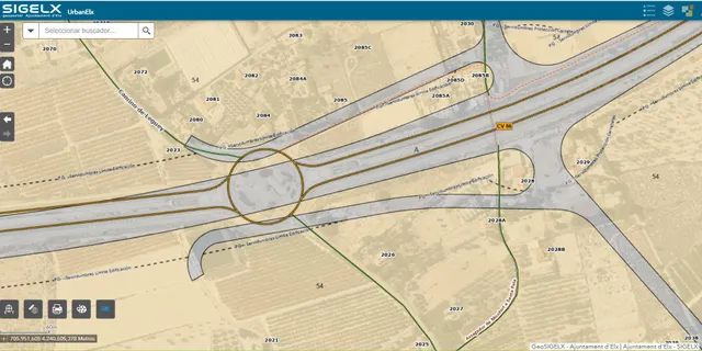Parcela de 7.677 m2 fachada a carretera via parque Alicante - Elche — 17