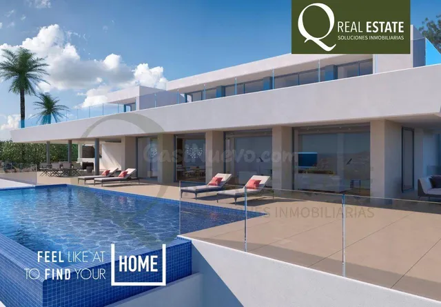 Villa de lujo en Calpe con vistas al mar, gran parcela y 571