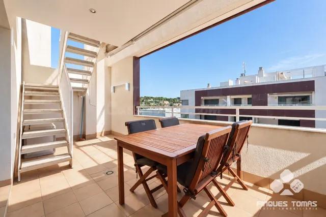 Ático con terraza y solárium privado en Calafell