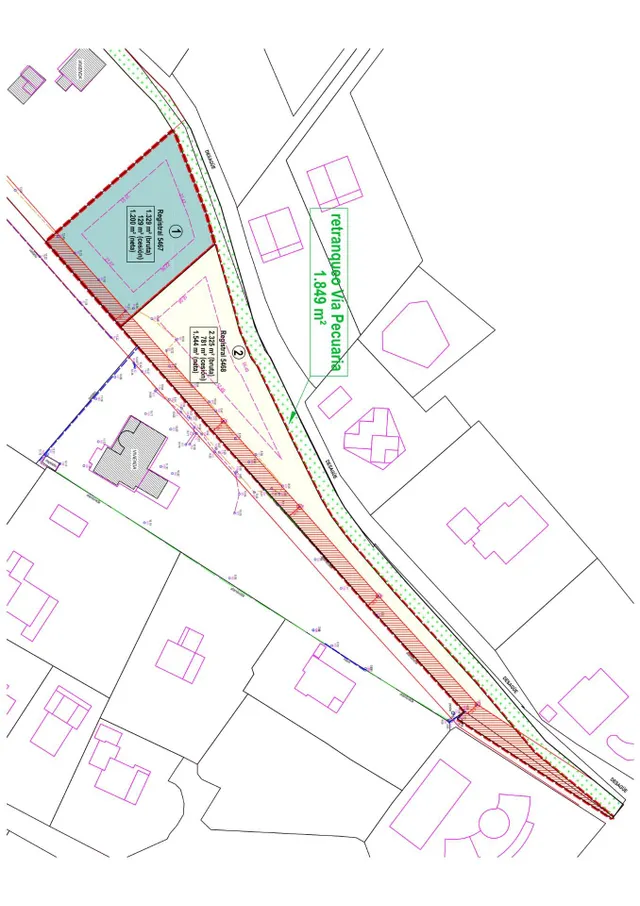 PARCELA EN PRIMERA LINEA DE LA PLAYA DE LAS ROTAS - DENIA CON LICENCIA DE CONSTRUCCIÓN VIVIENDA — 2