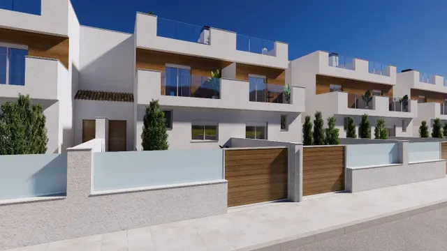 Casas adosadas de nueva construcción en primera línea de La Serena Golf en Los Alcázares — 18