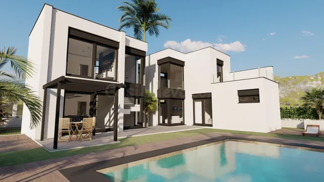 Villa de obra nueva con piscina y diseño personalizable en t - foto 3