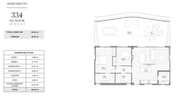 Apartamento 2 habitaciones 87m² en venta - Alfaz del Pi — 10