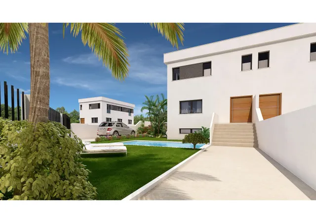Chalet pareado moderno con piscina privada y semisótano en Alhaurín de la Torre — 16