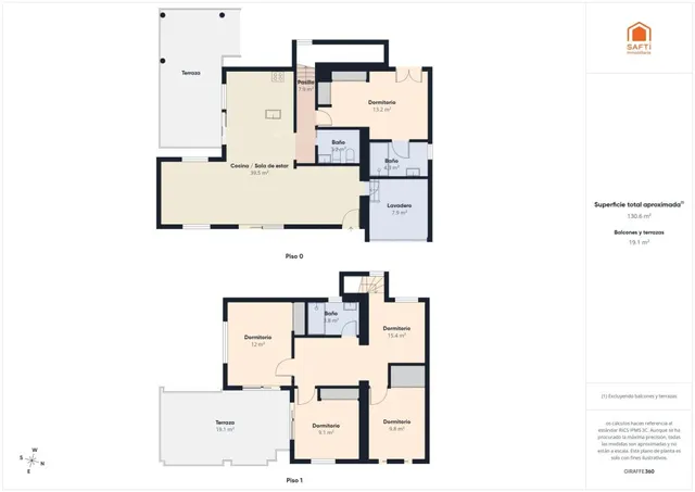 Casa moderna con cuatro habitaciones, piscina y garaje — 43