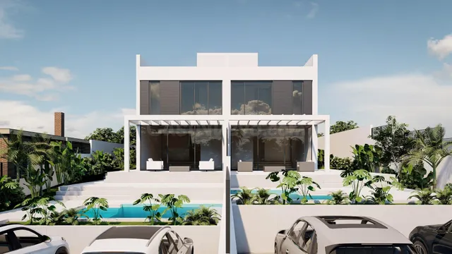 Villa de lujo contemporánea con vistas al mar en Bahía Azul,