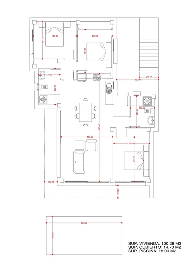 Villa 3 habitaciones 114m² en venta - Centro — 10
