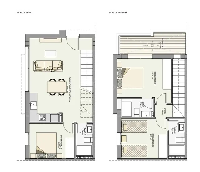 Adosado 3 habitaciones 96m² en venta - Monte y Mar bajo — 11