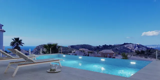 Impresionante villa de estilo moderno con vista al mar a la venta en Benitachell, Costa Blanca. — 5