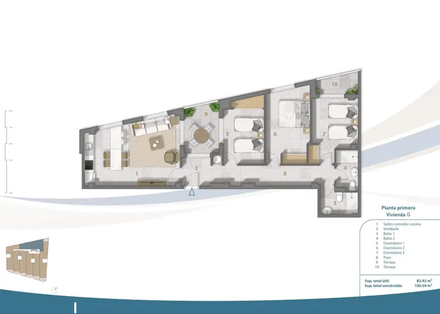 RESIDENCIAL DE OBRA NUEVA EN PRIMERA LÍNEA DE PLAYA EN SAN PEDRO DEL PINATAR — 12
