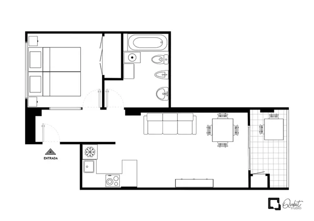 Piso con dormitorio independiente, cocina reformada y zona de piscina cerca de la playa — 33