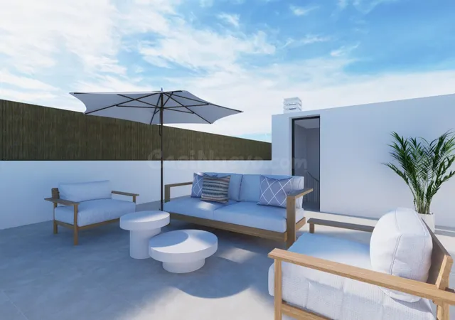 FABULOSA VIVIENDA EN SEGUNDA PLANTA DE OBRA NUEVA CON TERRAZ