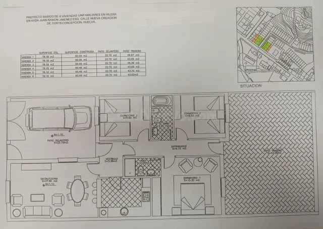 SOLAR PARA LA CONSTRUCCIÓN DE 6 VIVIENDAS ADOSADAS EN CORTEC