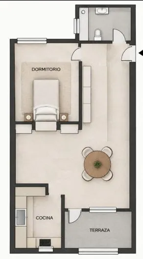 Apartamento 1 habitación 49m² en venta - Estacion de autobuses — 8