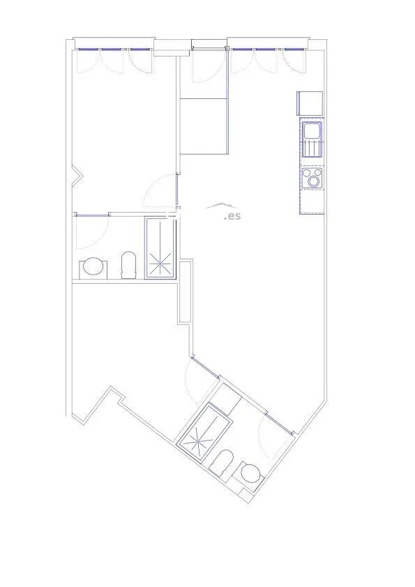 ZONA CENTRO– Planta baja Reformado a estrenar con 2 habitaciones y 2 baños. — 47