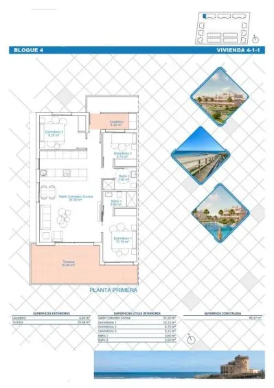 Apartamento 3 habitaciones 100m² en venta - Zona Pueblo — 35